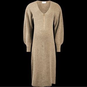 Emilia George ‘Eva’ Long Sleeve Merino Wool-Blend Maternity Sweater Dress Small